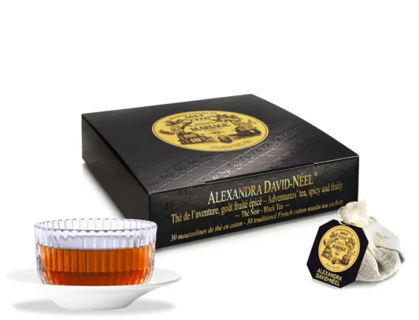 MARIAGE FRÈRES ALEXANDRA DAVID-NÉEL - Mousseline de thé noir aux épices en sachet individuel- Black Tea | Chaï Tea