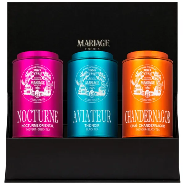 MARIAGE FRÈRES BON VOYAGE- 3 Tea Gift Boxes