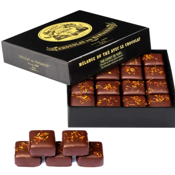 MARIAGE FRÈRES Chocolat des Mandarins au Thé Noël- Tea Chocolate | Chocolats Des Mandarins