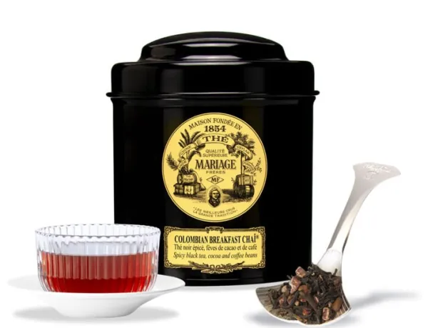 MARIAGE FRÈRES COLOMBIAN BREAKFAST CHAÏ - thé noir aux epices,cacao et café de colombie- Breakfast | Black Tea