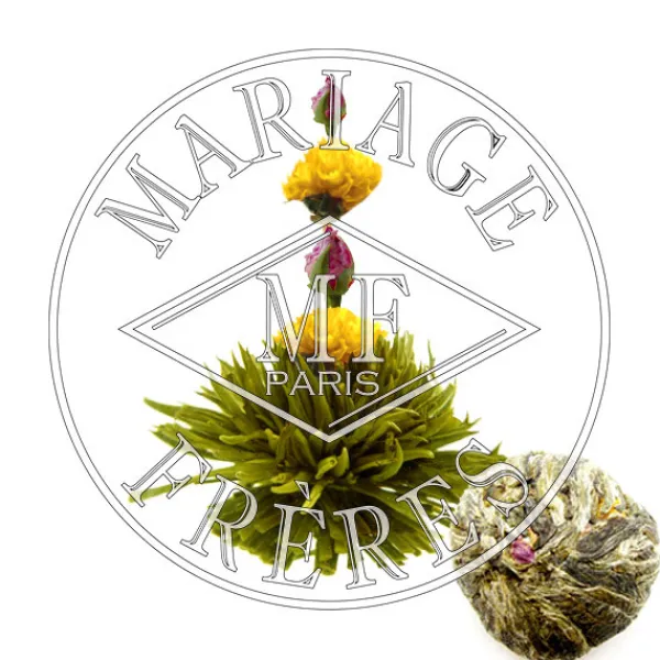 MARIAGE FRÈRES FLEUR D'ORIENT - bourgeon de thé vert au jasmin,rose et fleur de souci- Jasmine | Green Tea