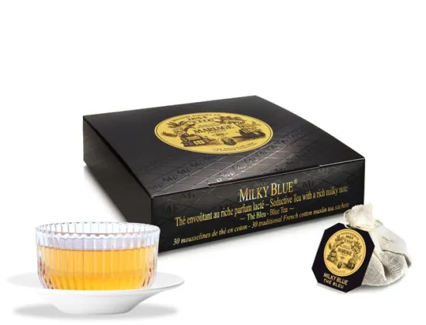 MARIAGE FRÈRES Milky Blue thé bleu oolong de Chine en sachet mousseline individuel- Blue Tea | Gourmand