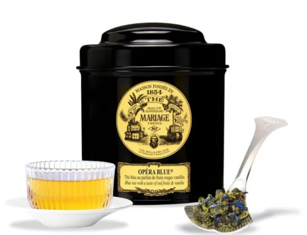 MARIAGE FRÈRES OPÉRA BLUE - Thé Bleu à la vanille et aux fruits rouges- Blue Tea | Fruity & Flowery