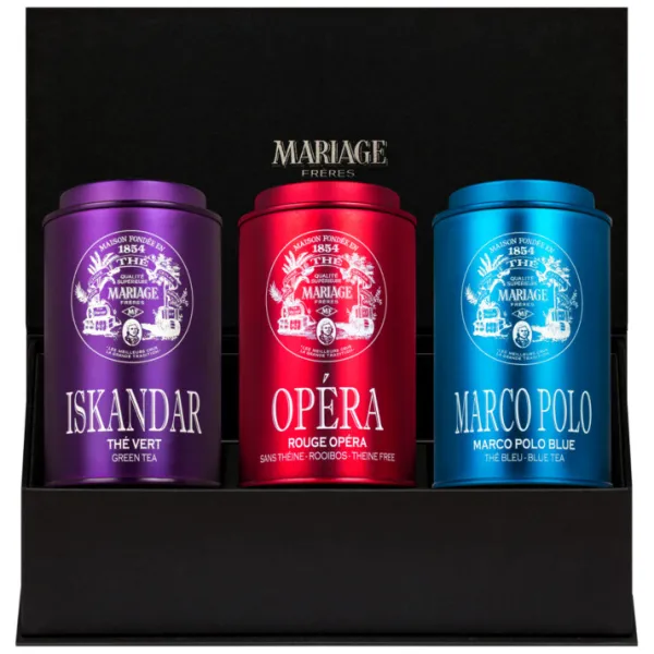 MARIAGE FRÈRES THE CHANTANT- 3 Tea Gift Boxes