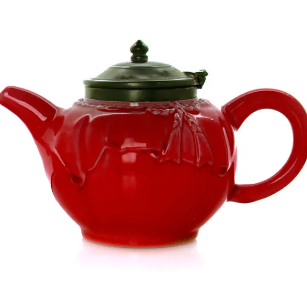 MARIAGE FRÈRES Théière « FORTUNE » ceramique rouge- Ceramic Teapot | Teapots And Teacups