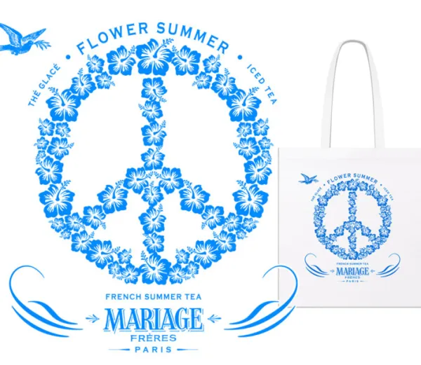 MARIAGE FRÈRES TOTE BAG 'FLOWER SUMMER'- Tote Bags 'flower Summer' | Tote Bags 'flower Summer'